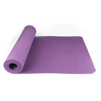 Tapis de yoga TPE double couche élégant qualité premium - Epaisseur 6mm